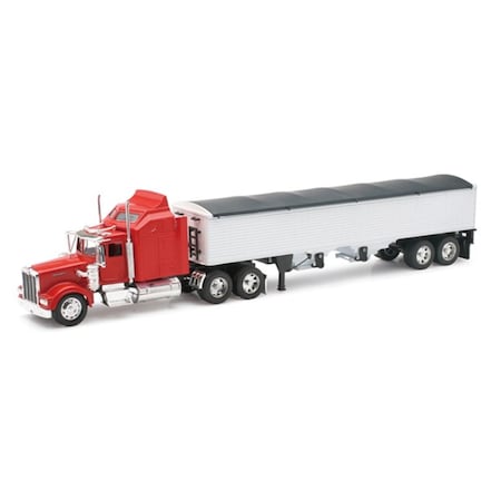 New-Ray Toys Kenworth W900 Grain Hauler Long Hauler Toy Truck, 6PK 10773